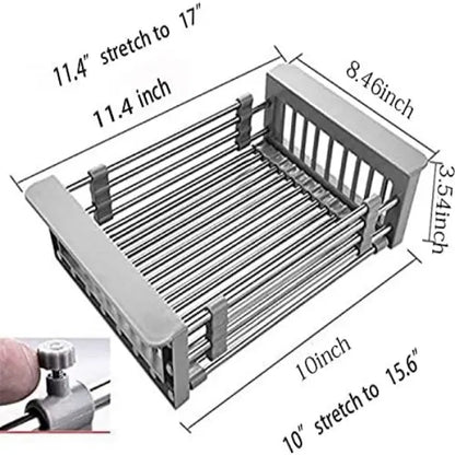 Extendable Kitchen Sink Drain Basket