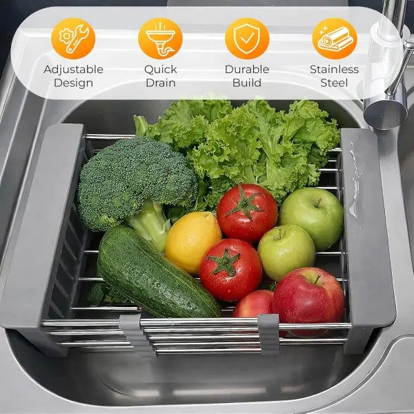 Extendable Kitchen Sink Drain Basket
