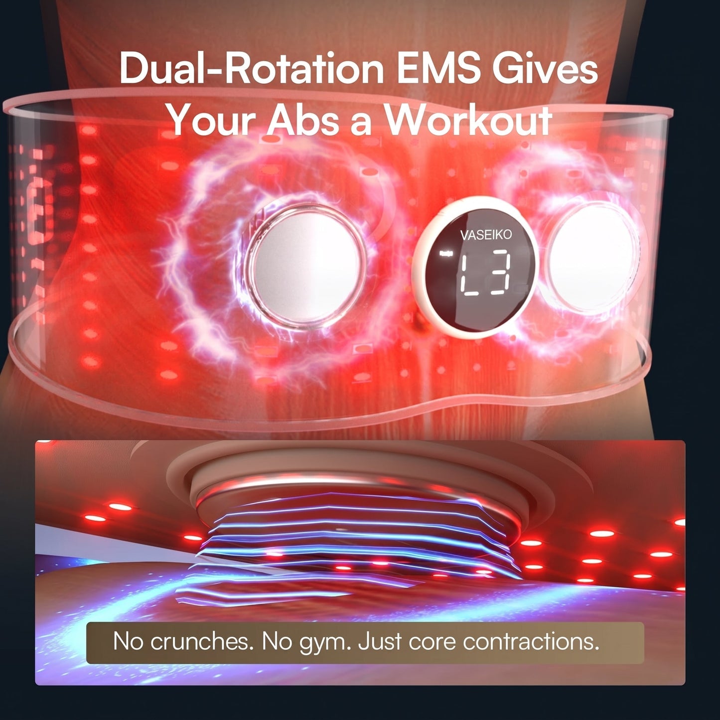 ZULIZSEL PULSE Red Light EMS Core Belt