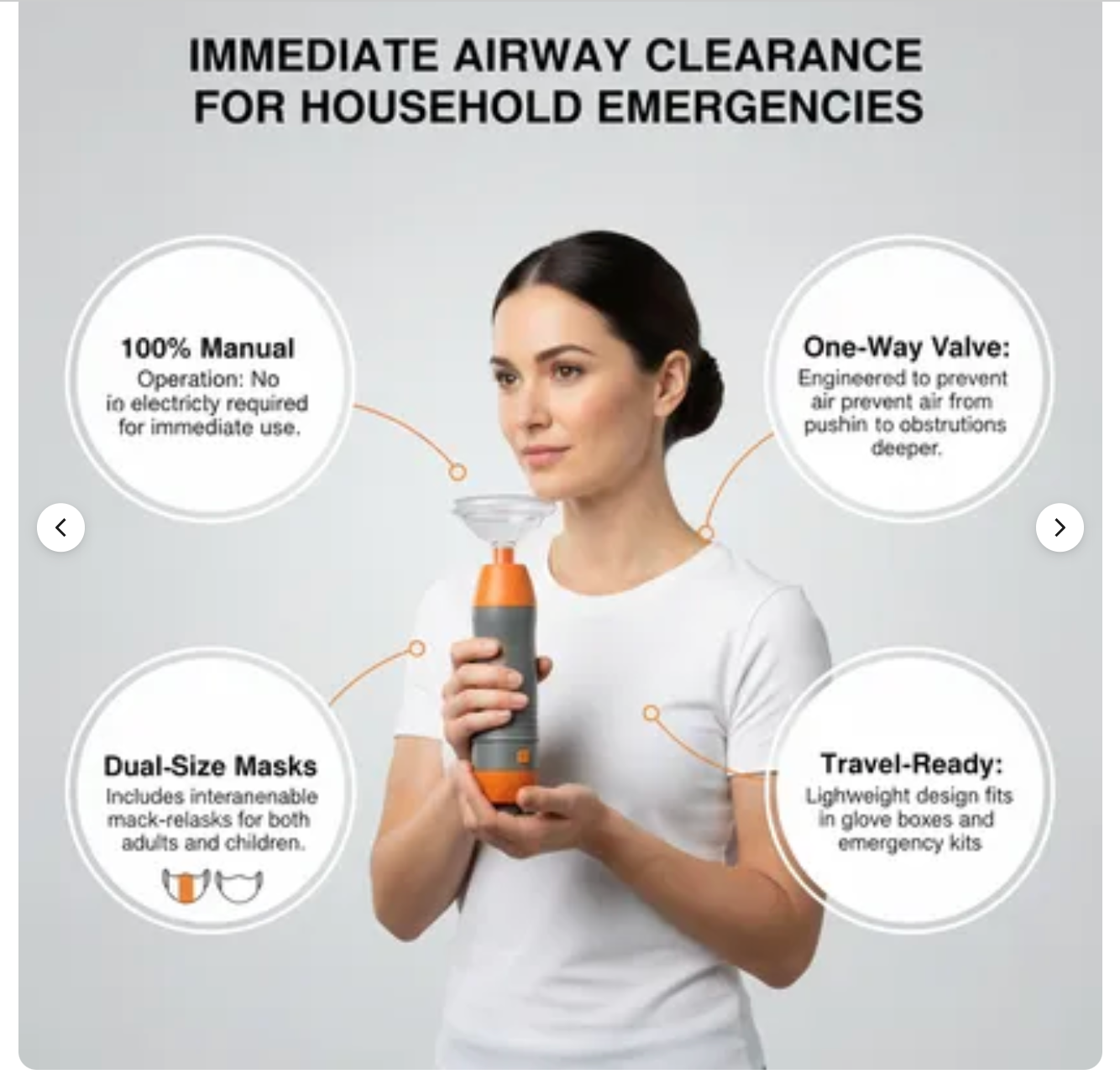 Anti-Choking Emergency Rescue Kit